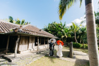 沖縄感じる琉球村と瀬底ビーチ