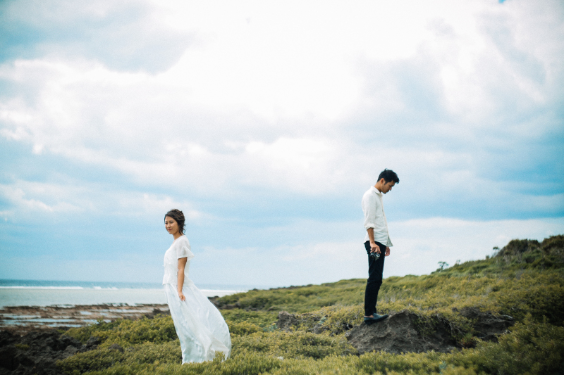 久高島の色々な場所で