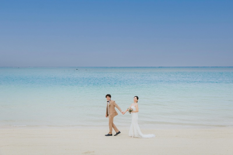 笑顔の絶えないふたりの素敵なウェディングフォト