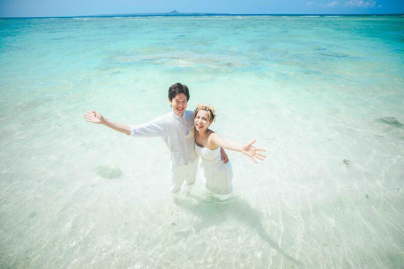 先日、瀬底ビーチに撮影行ってきました!