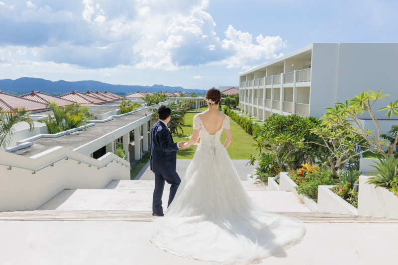 外のガーデンも