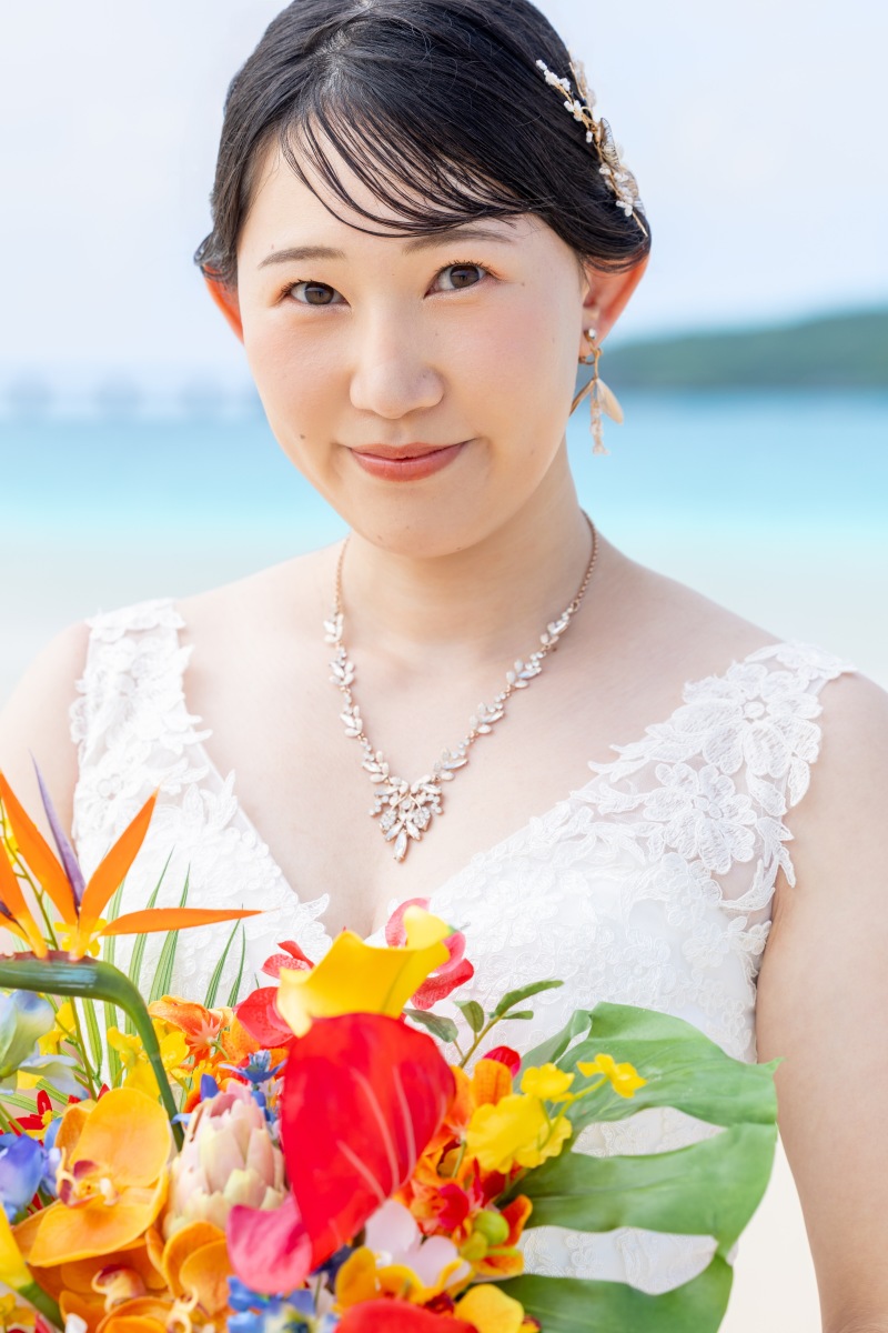 続いては新婦様のソロショット♡