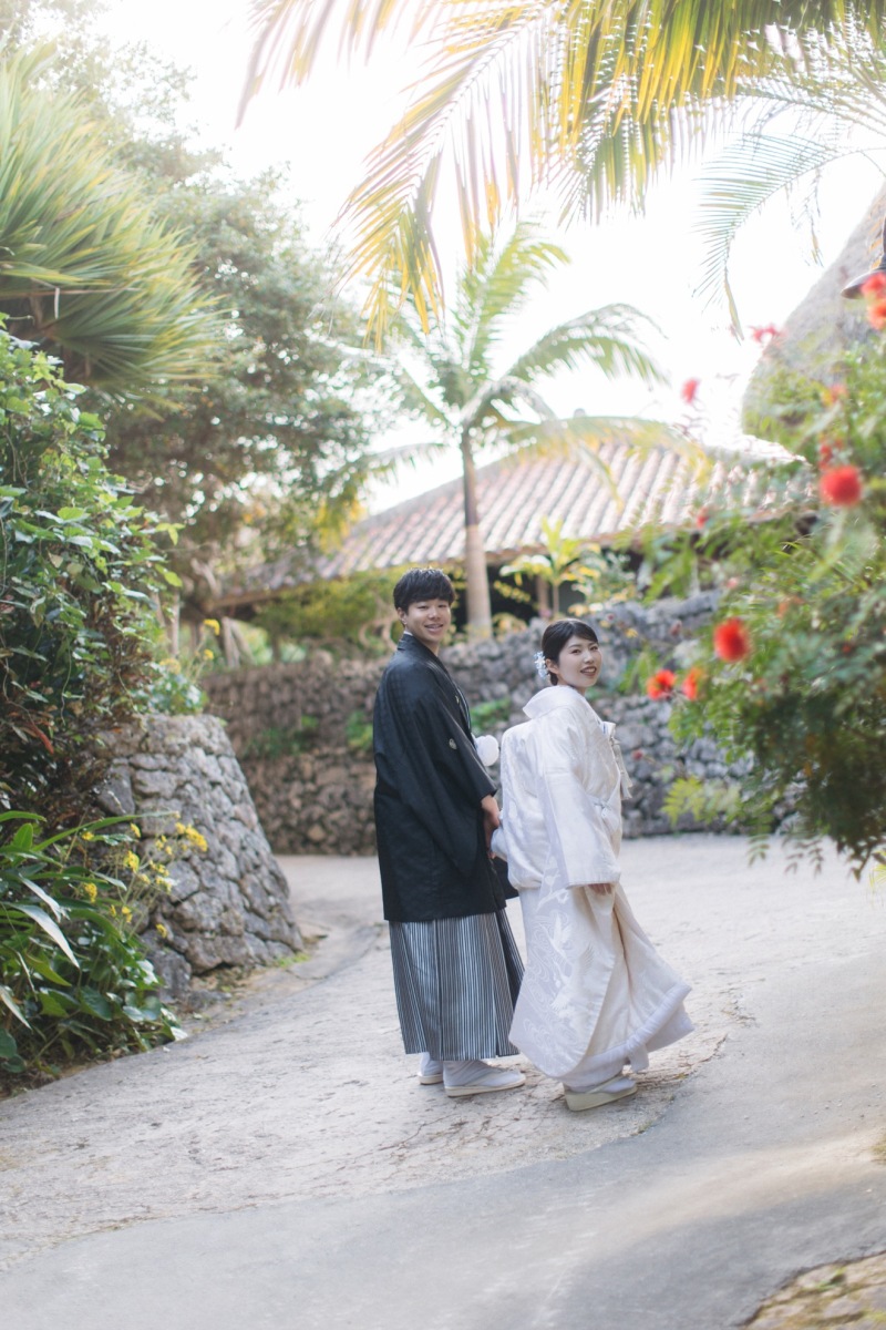 歩いて振り返る