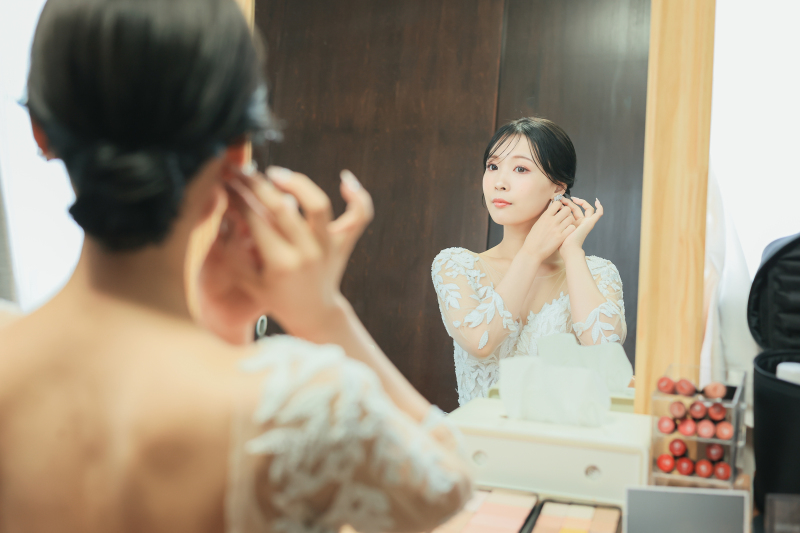 お支度ショット