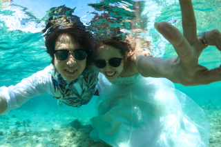 瀬底ビーチフォトプラン&インザシー