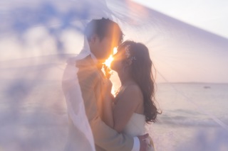 Beach!! Green!! Sunset!!