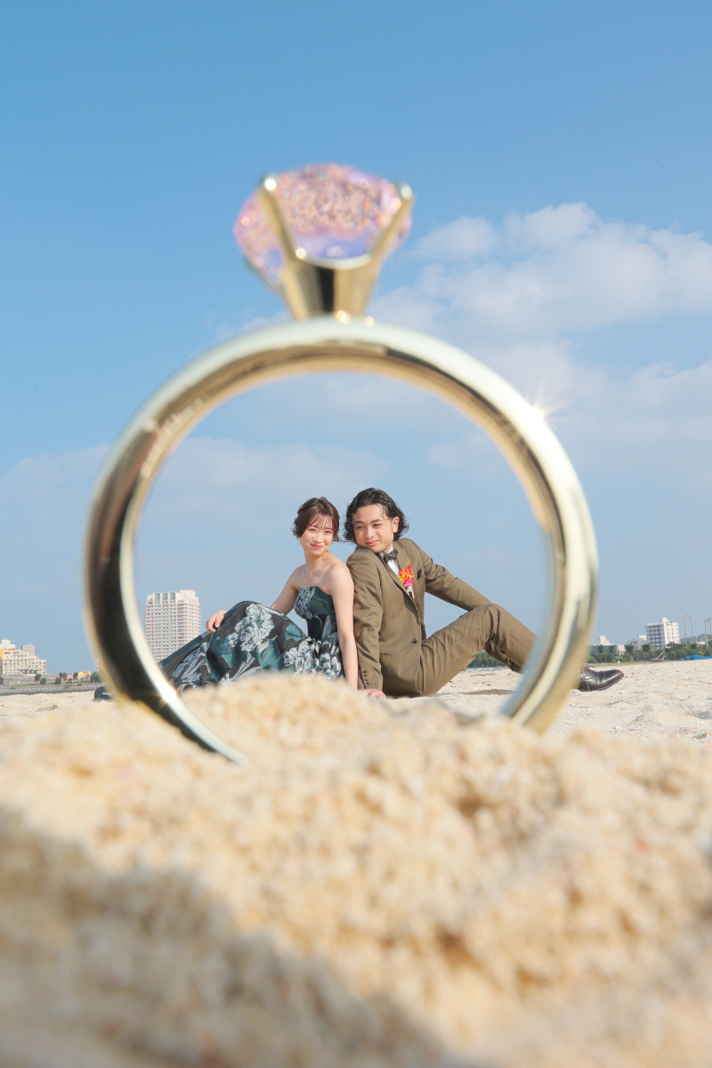 指輪の中に入って♡