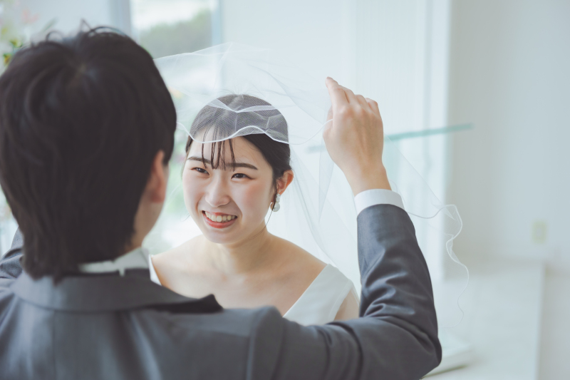 ベールアップの瞬間【新婦様サイド】