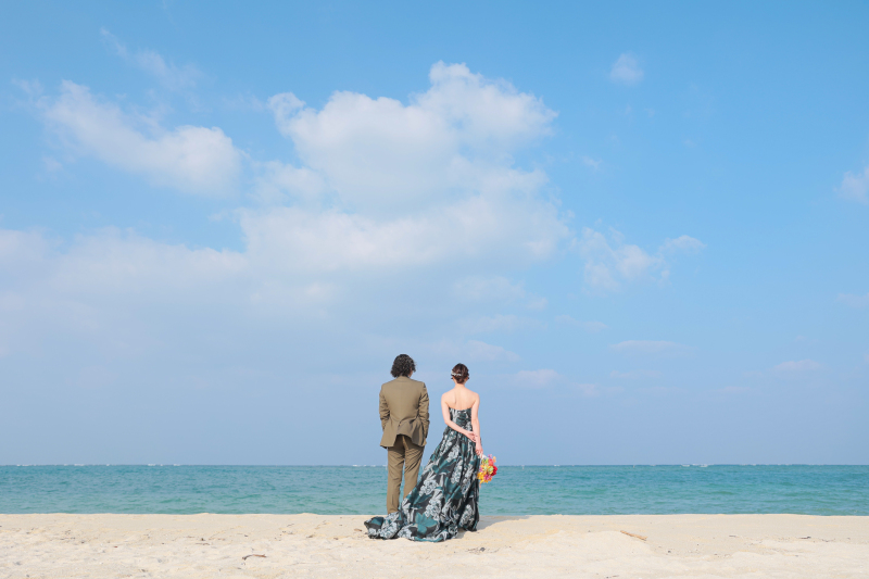 青空をバックに!