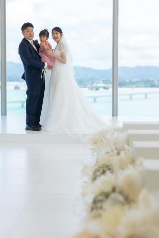 古宇利島チャペルで。