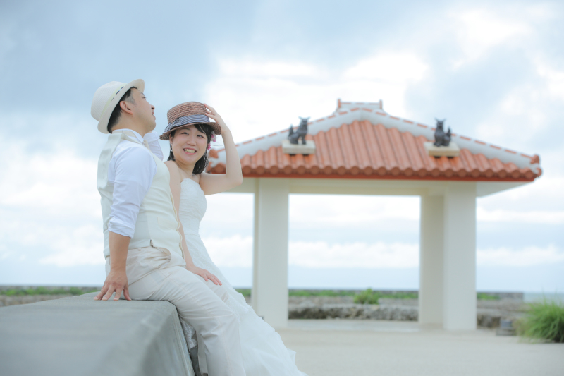 沖縄の守り神と一緒に…!？