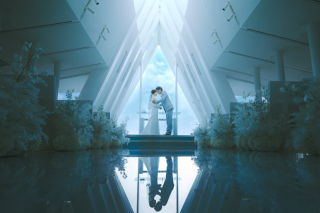 Ocean & Chapel ｜ 沖縄の美ら海と古宇利島を望むチャペル前撮り