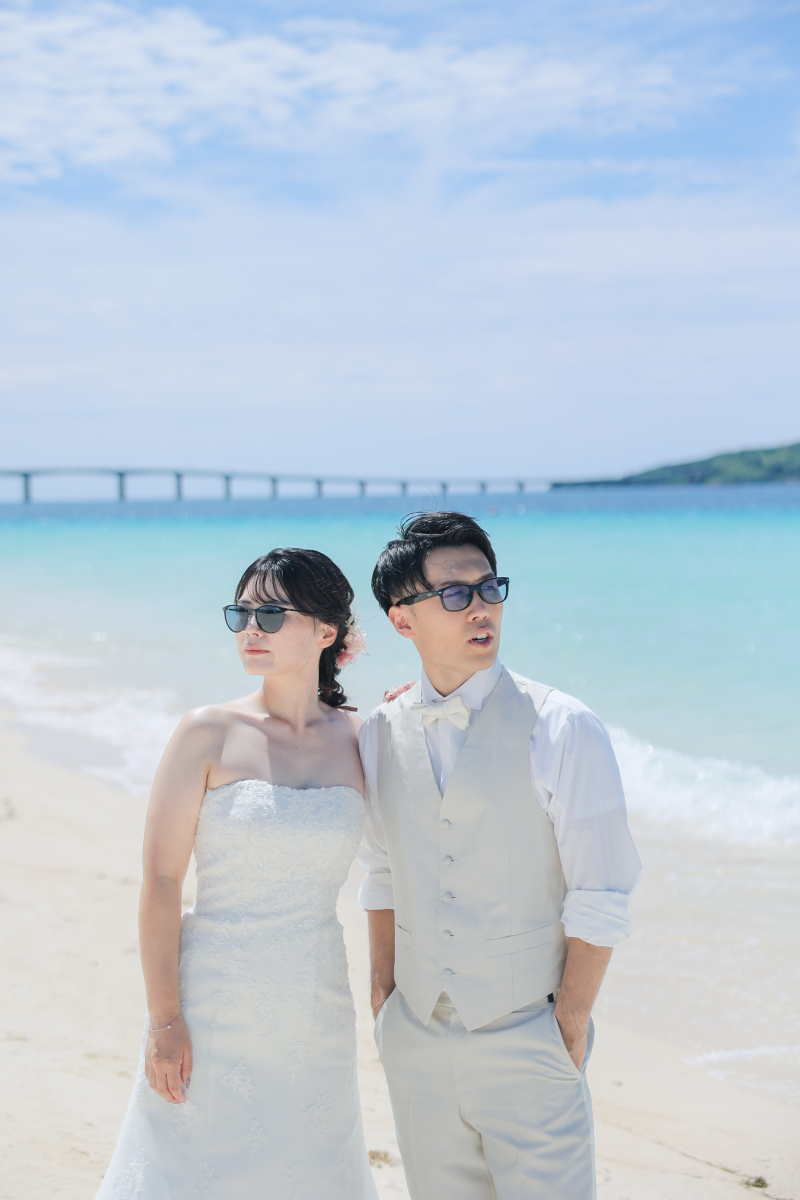 サングラスをかけて・・・