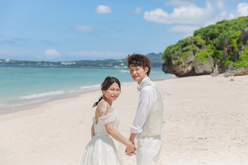 振り返りショット