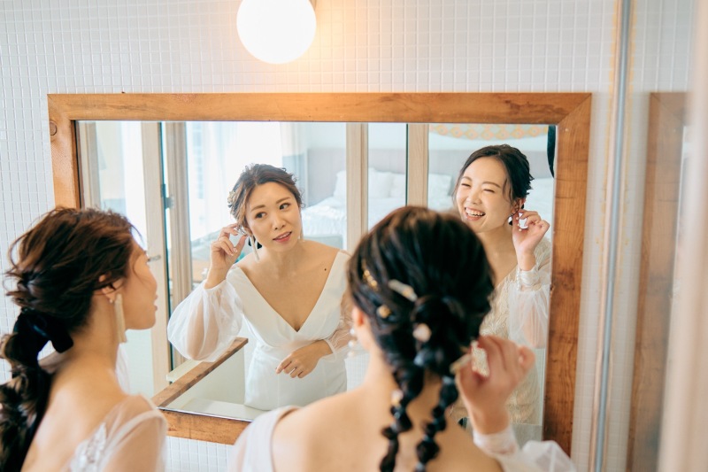 この日は二組同時撮影