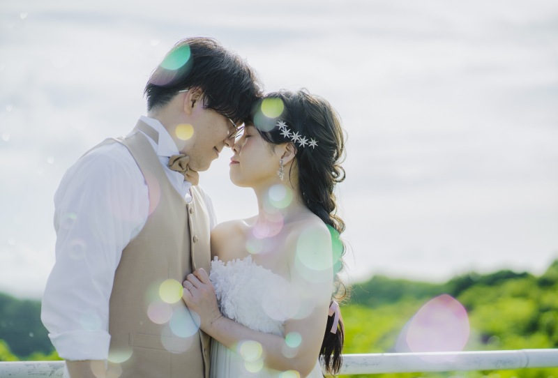 サンセットタイムにシャボン玉♡