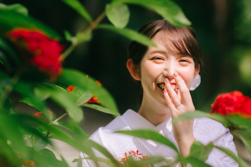 沖縄で撮る、和装フォト♡