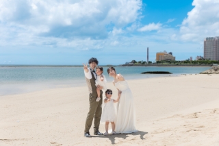 家族で一緒にウェディングフォト!