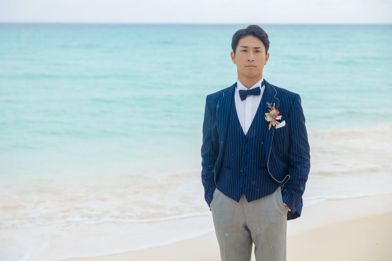 新郎様ソロショット