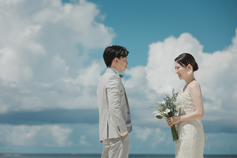 綺麗な青空で、