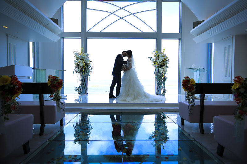 実際の挙式では撮りにくいお写真を