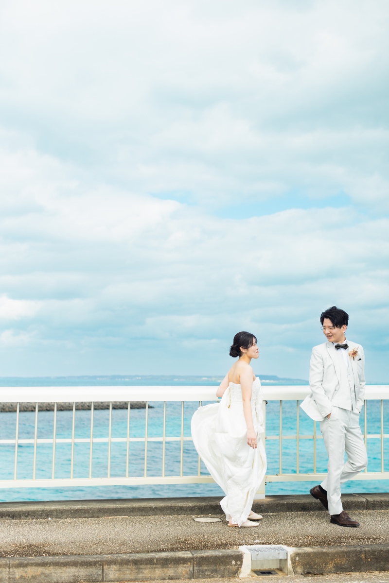 Green,Bridge and Beach