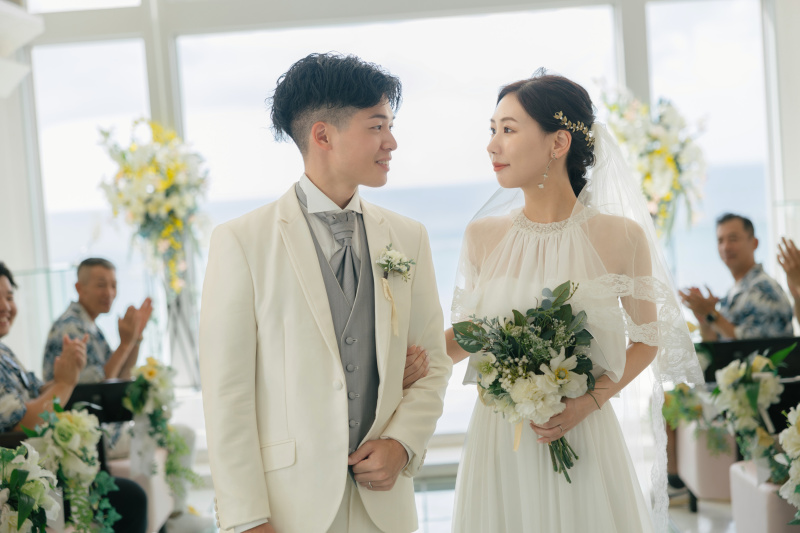 見守られながら