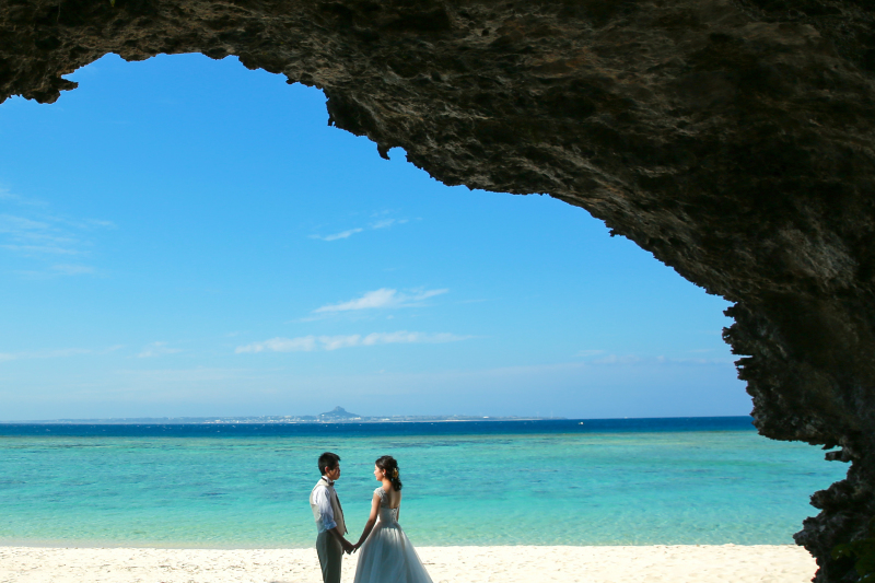 離島感あふれる岩