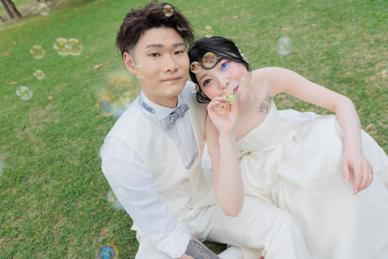 小物と仲良しのおふたりと