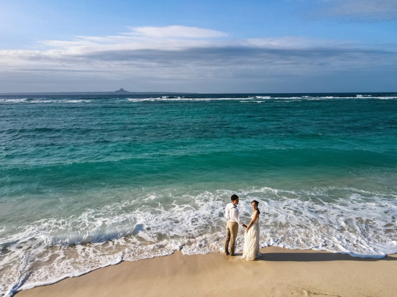 波打ち際でのショットもご希望が多めです！