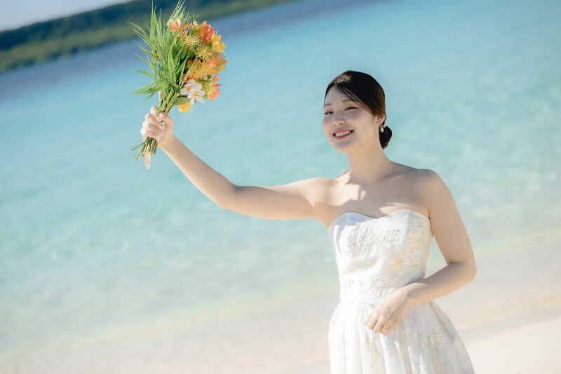 新婦様のソロショット