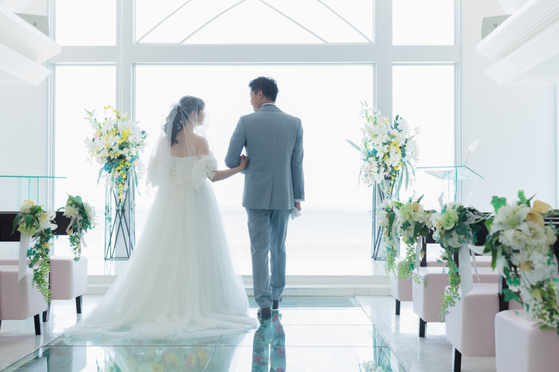 チャペルではしっとりと