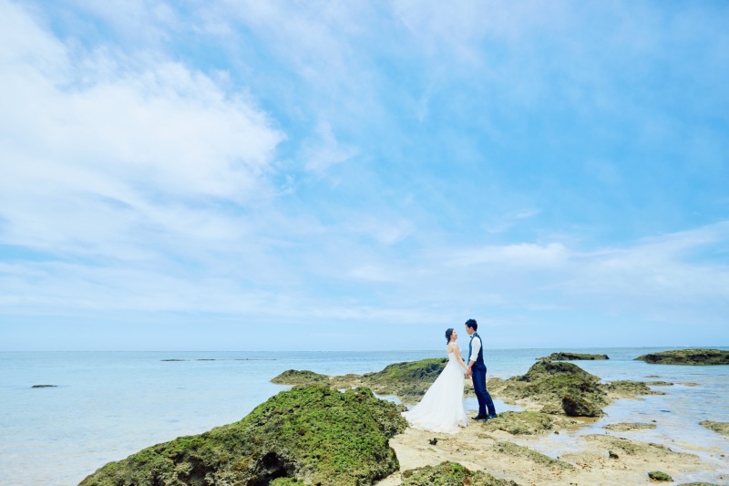 沖縄本島南部の百名ビーチ