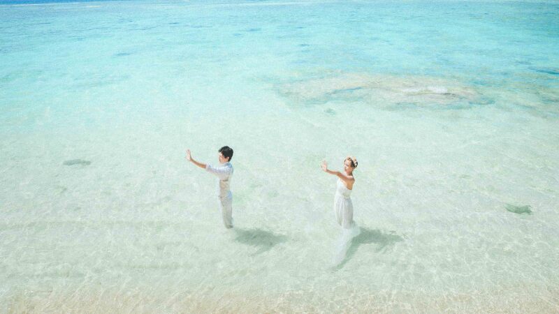 指輪をかざして♪