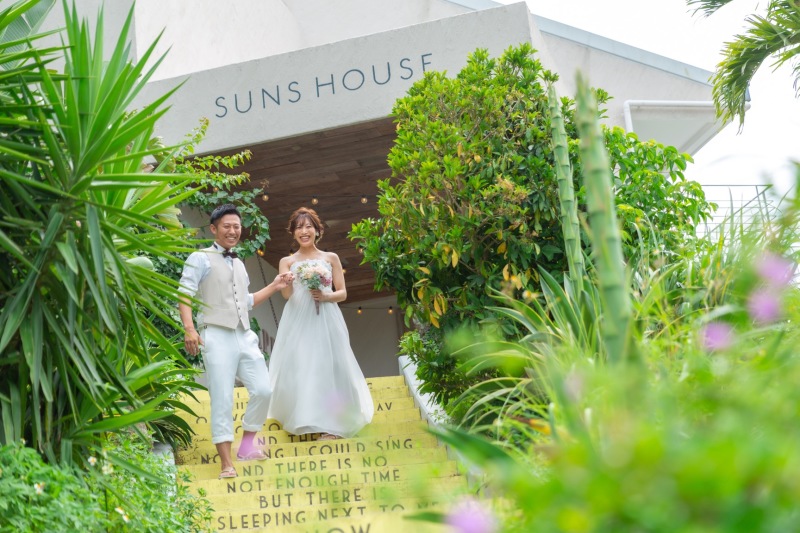 SUNSHOUSE の階段も可愛い!!