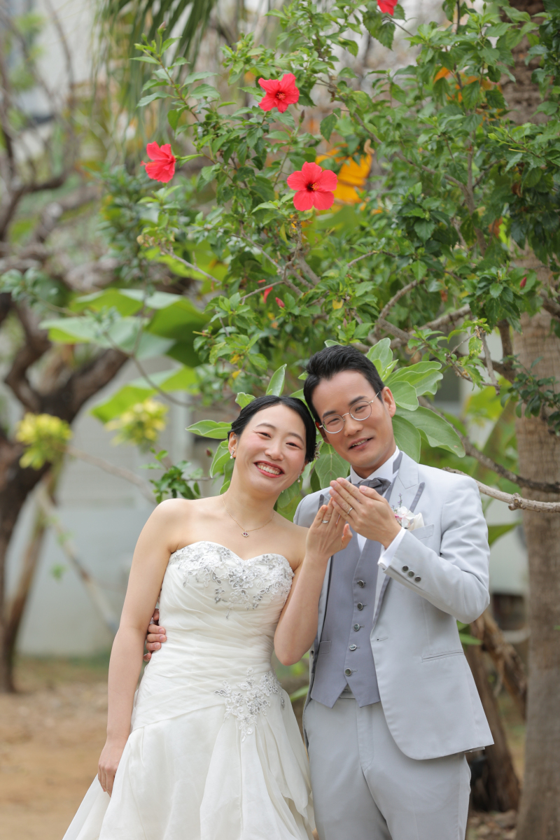 ハイビスカスと一緒に！