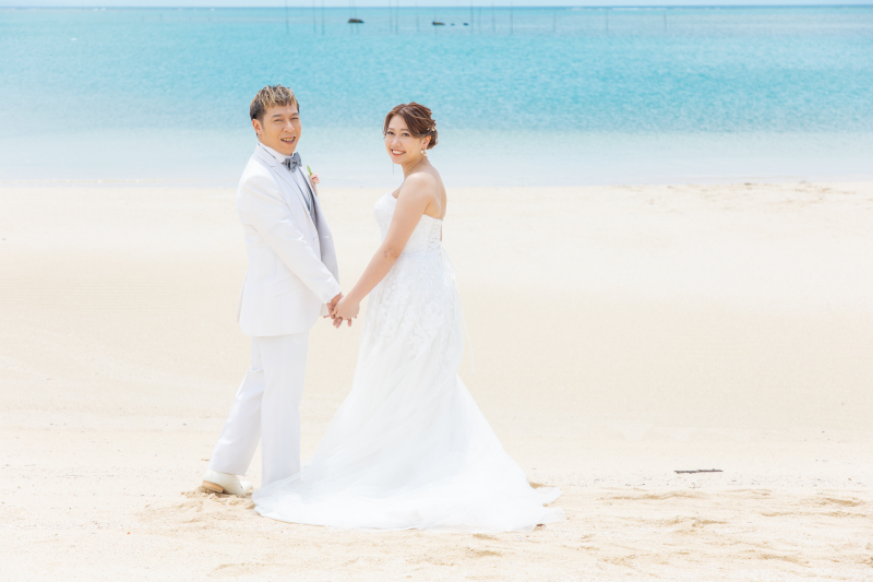 振り返って笑顔!