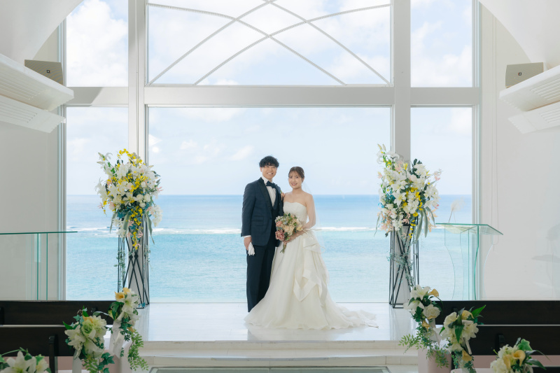 海と空を見渡せる