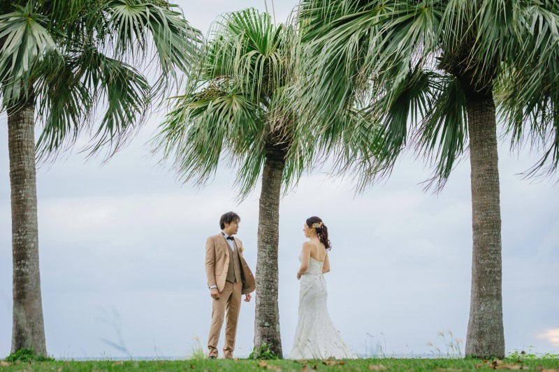 南国のシンボルとともに♪