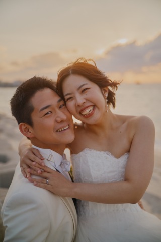 ビーチ＋チャペル＋サンセット