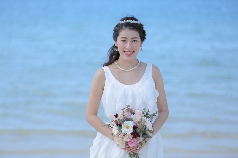 ヘアアクセサリーやブーケもコーディネート