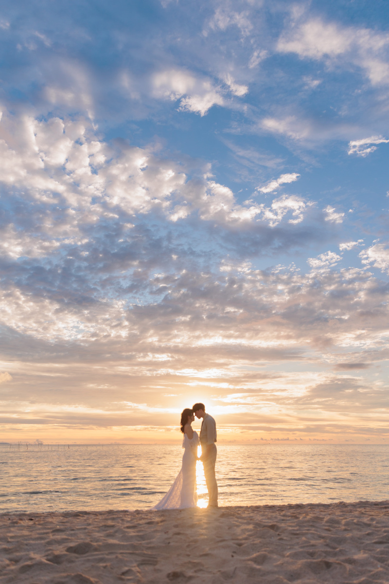 最後はシルエットで