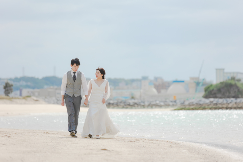 ジャケット脱いだら水面がキラキラ