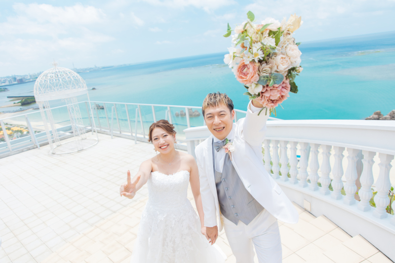 青い空と青い海!