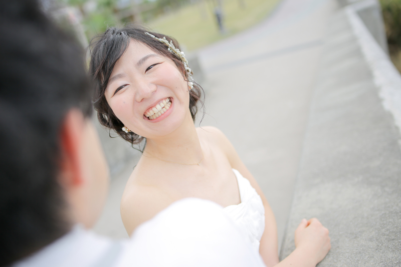 新婦様の笑顔