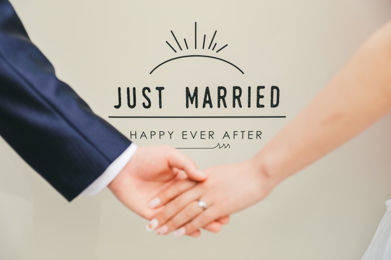 just married