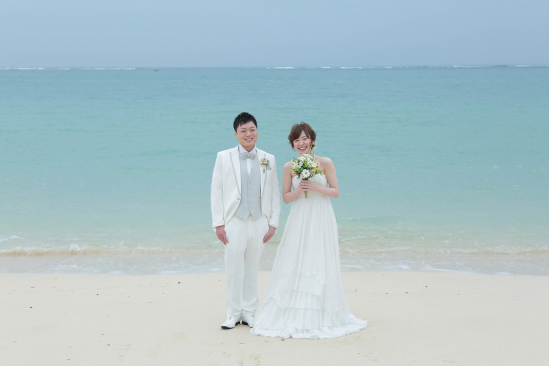 海の色はいつも綺麗なんです!