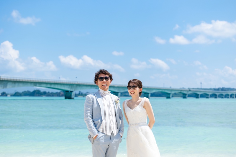 古宇利島の綺麗な海と撮影してみませんか?