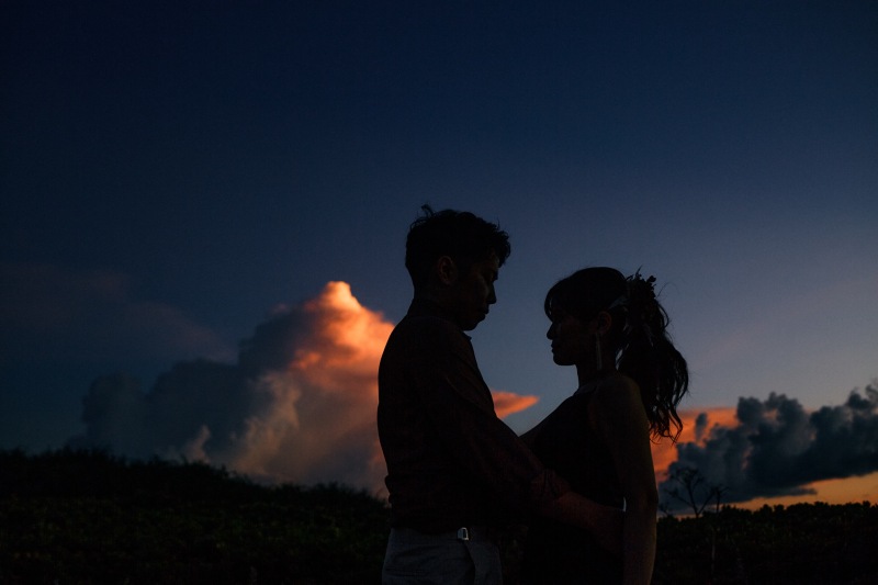 撮影後の一コマ