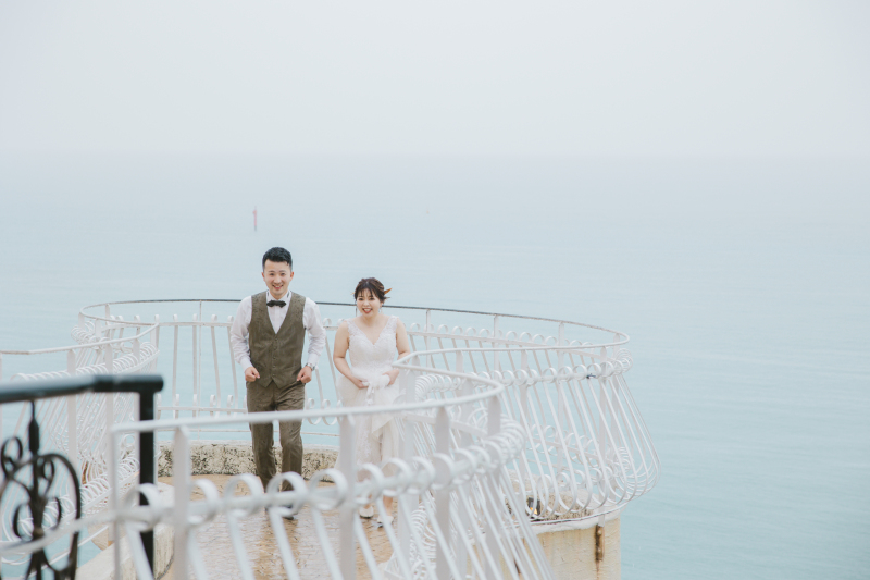 雨の中ダッシュ!